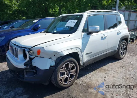 2018 Jeep Renegade Limited Fwd из США, поврежденный, VIN ZACCJADB3JPG74022